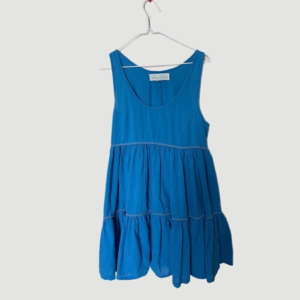 isleofmine mini dress blue one size